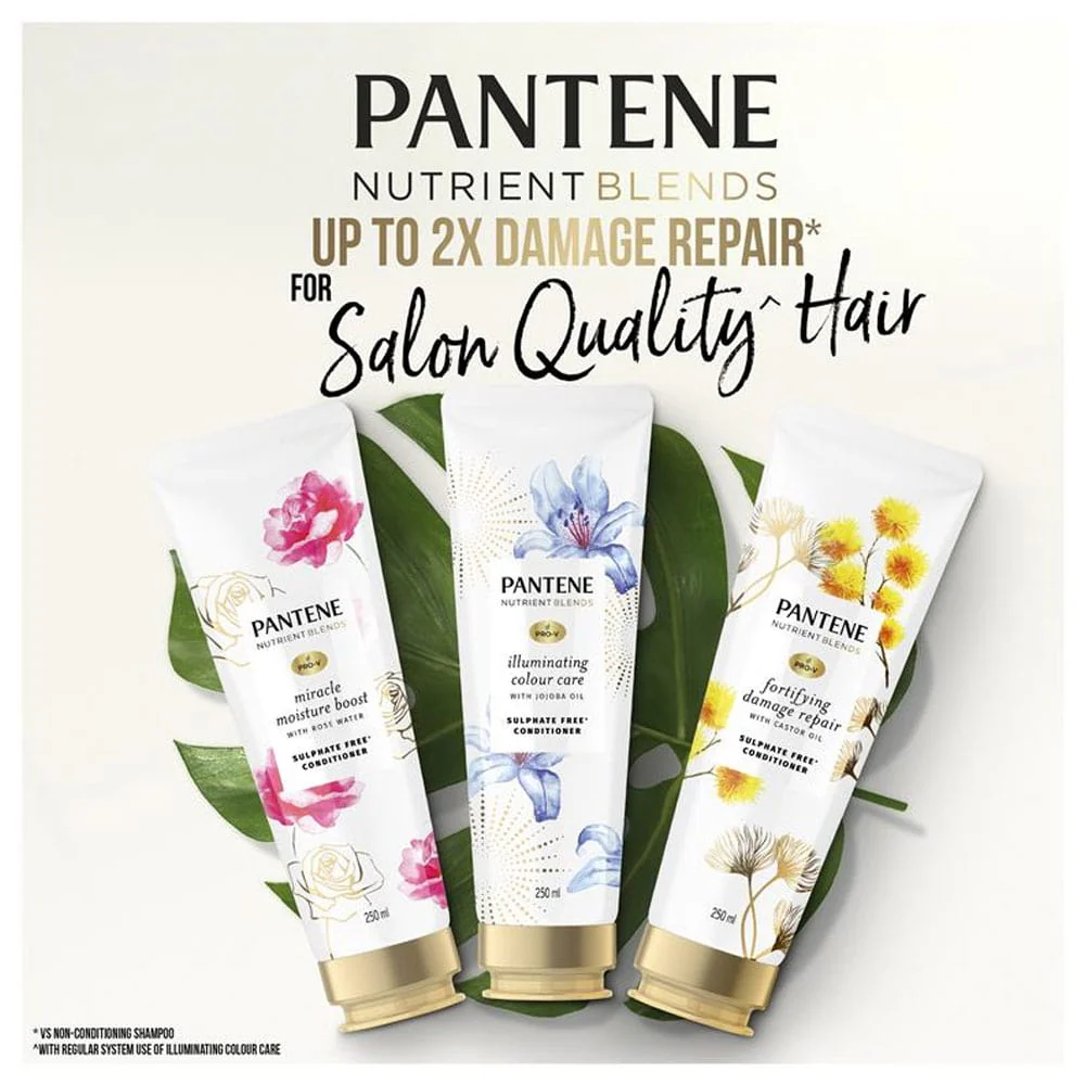 Pantene Conditioner Pro V Miracle Moisture With Rose Water 250ml 2 Pantene Conditioner Pro V Miracle Moisture With Rose Water 250ml
