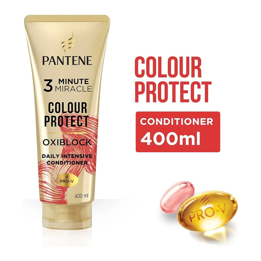 Pantene Conditioner 3 Minute Miracle Colour Protect Daily Intensive With Oxiblock 400ml 2 Pantene Conditioner 3 Minute Miracle Colour Protect Daily Intensive With Oxiblock 400ml