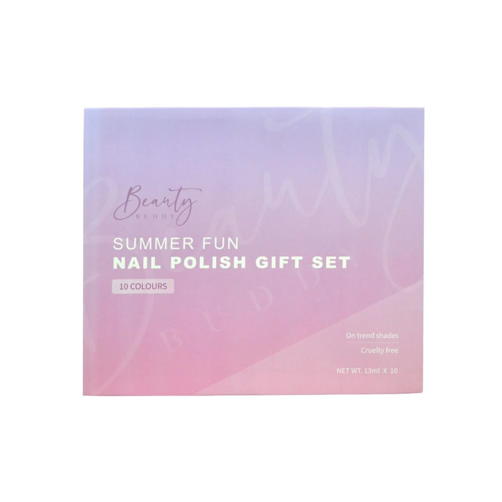 Beauty Buddy Summer Fun Nail Polish Gift Set 10pk 4 Beauty Buddy Summer Fun Nail Polish Gift Set 10pk