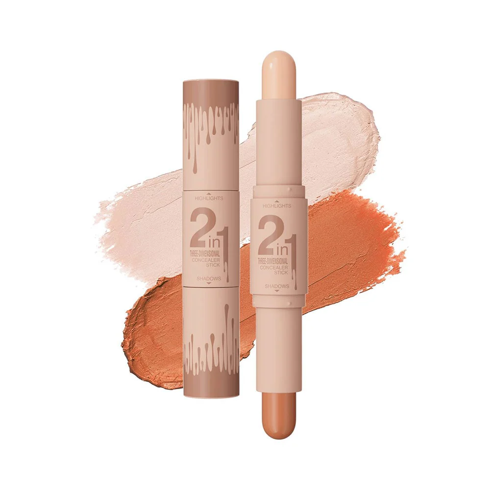 Hello Kiss 2-In-1 Three Dimensional Concealer Stick 02 4g 1 Hello Kiss 2-In-1 Three Dimensional Concealer Stick 02 4g