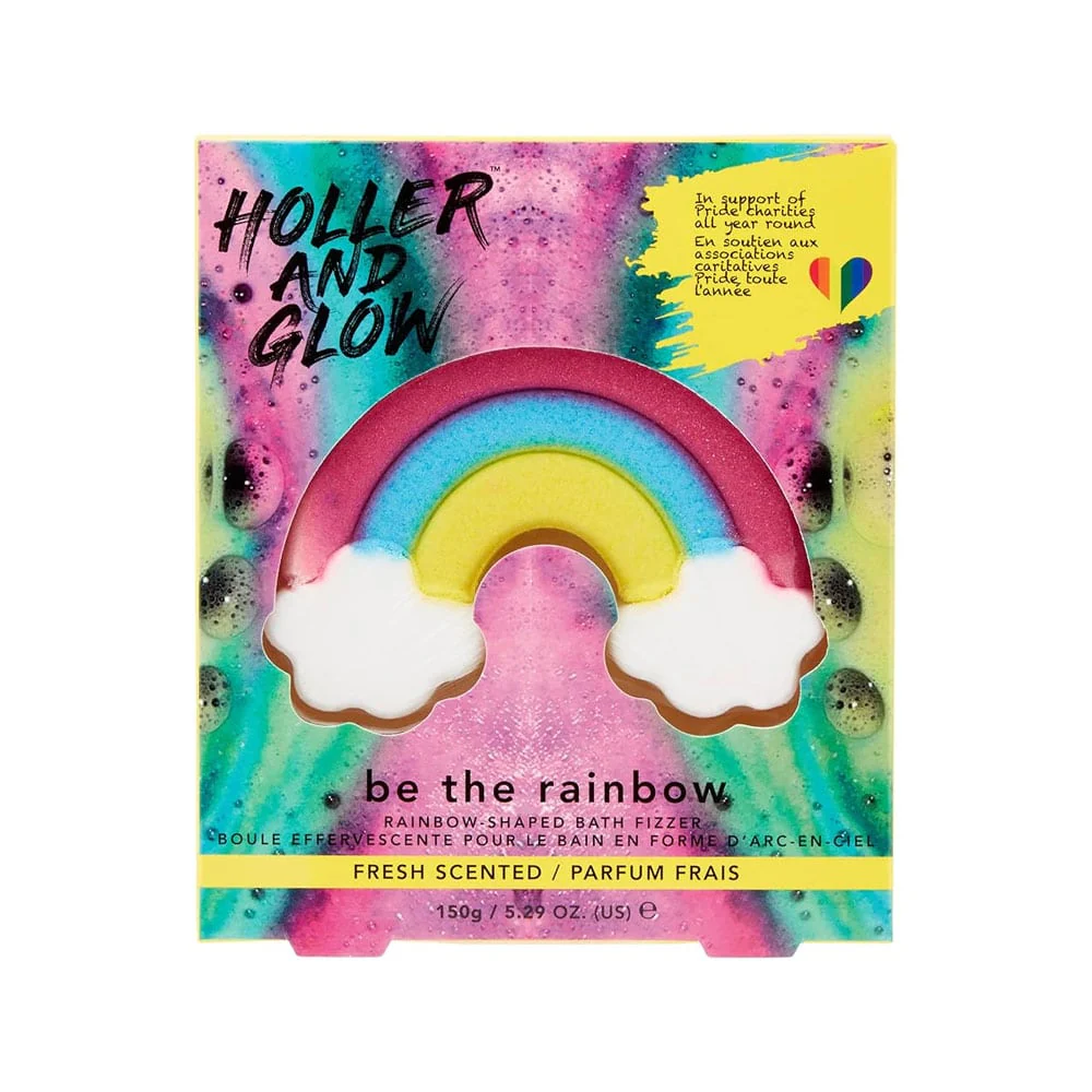 Holler & Glow Bath Fizzer Be The Rainbow 150g 1 Holler & Glow Bath Fizzer Be The Rainbow 150g