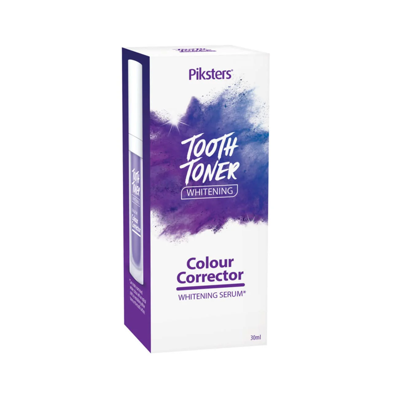 Piksters Colour Corrector Tooth Toner Whitening Serum Optical Shift 30ml - Short Dated Clearance 1 Piksters Colour Corrector Tooth Toner Whitening Serum Optical Shift 30ml - Short Dated Clearance